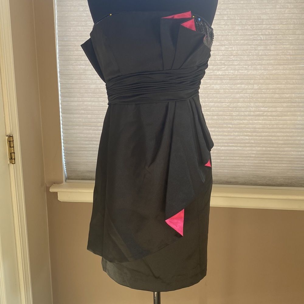 Black short dress